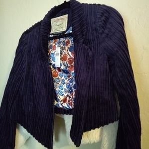 Anthropologie Plum Cartonnier jacket